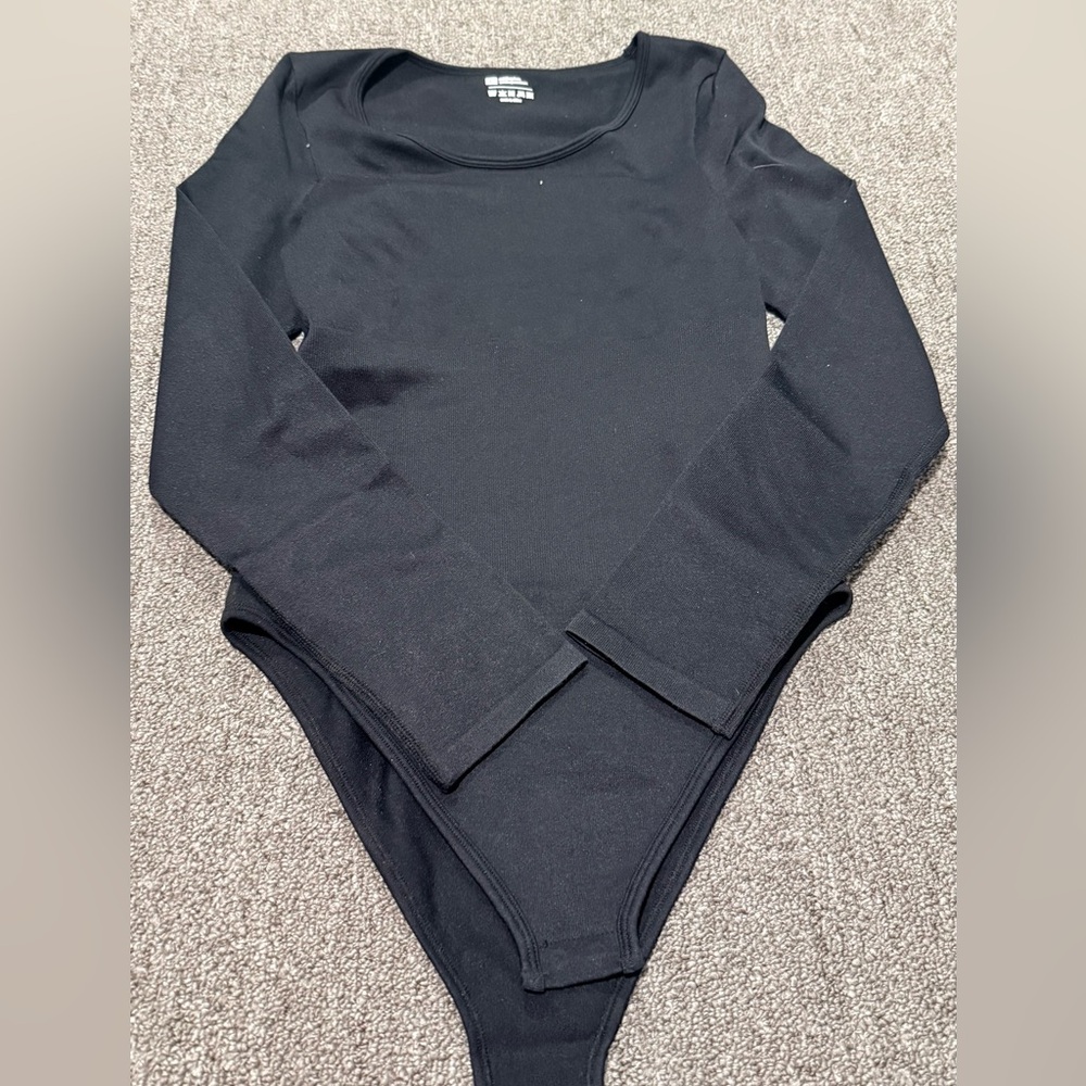 Black Long Sleeve Bodysuit SNATCHED LOOK